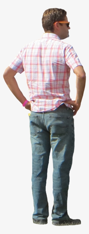 Hombre Observando Photoshop, People, Men - Persona De Espaldas Png