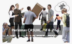 Personas Casual - Recursos Photoshop Para Arquitectura