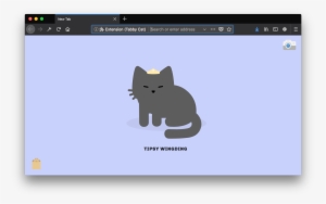 An Image From Tabby Cat, A Playful Extension That Puts - Cat