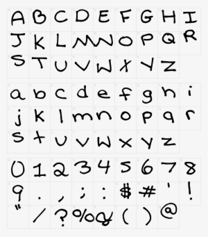 Farewell My Black Balloon Font - Eraser Dust Font
