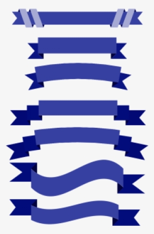 Blue Banner Vector, Banner Vector, Blue, Banner Png - Ribbon