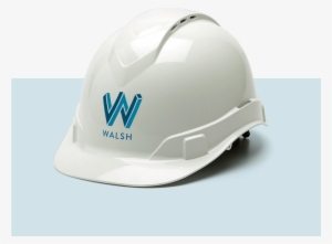 Walsh Structural Engineers Hard Hat - Ridgeline Vented White Hard Hat 4 Point Ratchet Suspension
