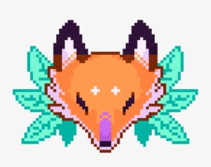 Fox Head By Glad Sad-d7vsr0w - Fox Head Pixel Art