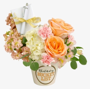 Pastel Birthday Bucket List Bouquet - Flower Bouquet