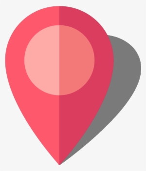 Simple Map Pin Icon - Pin Pink Map