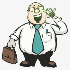 Fat Businessman Cartoon