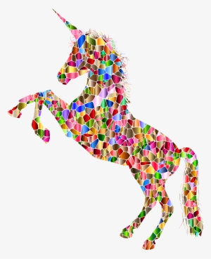 Vibrant Chromatic Unicorn Silhouette 1,881×2,314 Pixels - Free Printable Unicorn Baby Shower Games