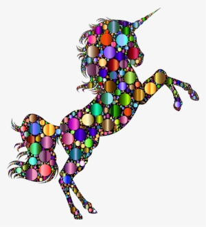 Horse Unicorn Silhouette Legendary Creature Computer - Pink And Purple Unicorn