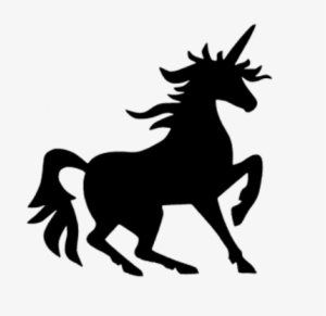 Unicorn Silhouette - Clipart Of Unicorn Silhouettes