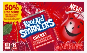 Kool-aid Sparklers Cherry Flavored Sparkling Drink, - Kool Aid Sparklers