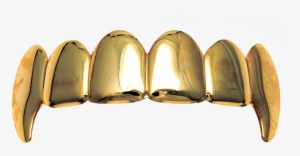 Gold Jewellery Tooth Fang - Diente De Metal Png