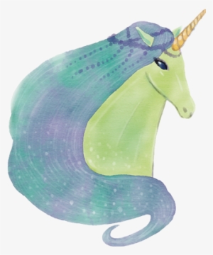 Watercolor Painting Unicorn - Watercolor Painting