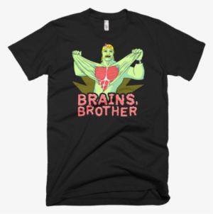 "brains Brother" Men's - Flyers Gritty T Shirt