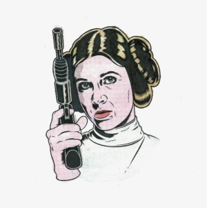 Pulp Celebrities By Ink Bad Company On Behance - Leia Organa