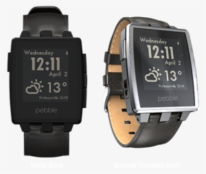 Pebble Steel, The Best Overall Smartwatch - Pebble Steel - Smart Watch - Brushed Stainless Steel