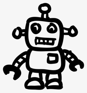 Robot Hand Drawn Toy Comments - Hand Drawn Robot