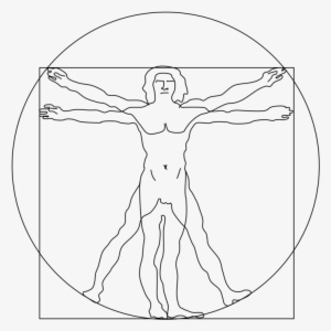 Vitruvian Man Computer Icons Drawing Painting - Vitruvian Man No Background