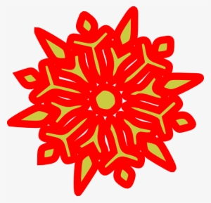 Free Red Snowflake Cliparts, Download Free Clip Art, - Snowflake