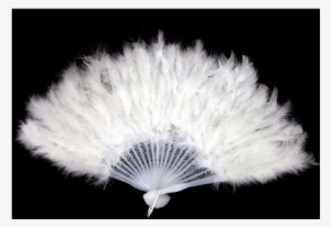 Feather Fan White Approx - Feather Fan Png