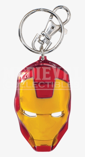 Colored Iron Man Mask Keychain - Marvel Punisher Key Ring