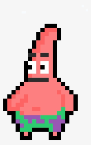 Patrick Star - Pixel Art De Dracaufeu