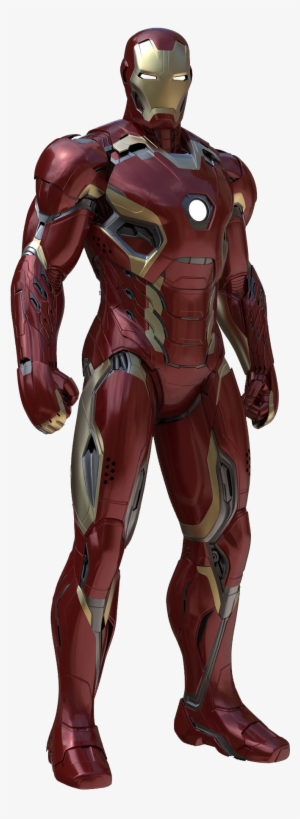 Mark45n - Iron Man Transparent Background