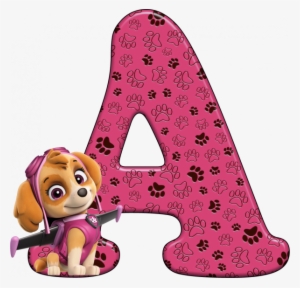 Alfabeto Estilo Paw Patrol Alfabeto Estilo Princesa - Paw Patrol Font ...