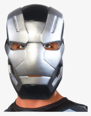 Adult Civil War War Machine Half Mask - War Machine Mask