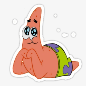 "cute Patrick Star" Stickers By Armoredtitan - Spongebob And Patrick