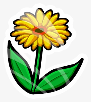 Spring Flower Pin Icon - Flor Club Penguin
