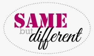 Logo Same But Different - Nemam Sliku Al Sam Lep