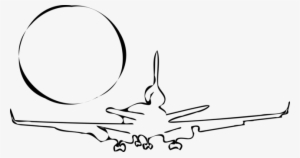 Airplane Computer Icons Drawing Aircraft Download - Disegno Aereo In Partenza