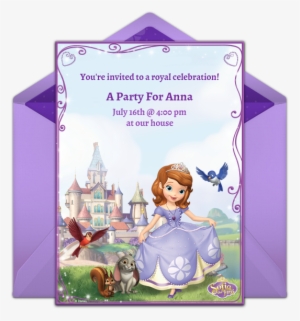 Update Design - Sofia The First Invite