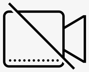 No Video Icon - Vector Graphics
