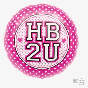 Hb2u Pink Dots 18 In*