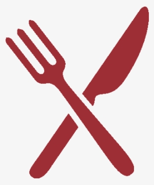 Restaurant Icons Colored Food - Fork And Knife Png