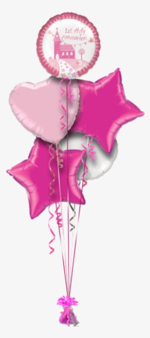 1st Holy Communion Pink Religious Balloon - Best Teacher Balloons