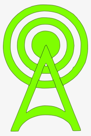 How To Set Use Green Radio Tower Icon Clipart