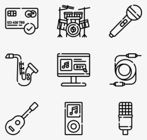 Music Store 40 Icons - Video Game