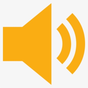 I Cannot Hear The Webinar On Mobile - Volume Icon Orange Png
