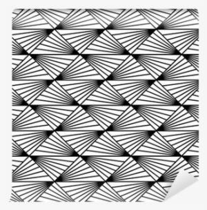 Seamless Geometric Pattern With Triangles And Lines - Triangle