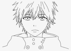 Ken Kaneki Drawing At Getdrawings - Ken Kaneki Line Art