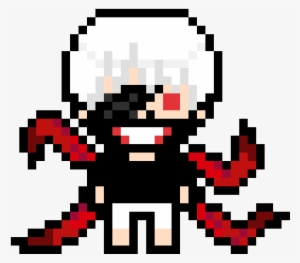 Kaneki Ken Danganronpa Pixel Art - Kaneki Ken Pixel Art