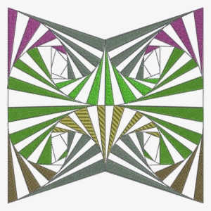 Geometric Digital Art For Embroidery Or Print - Motif