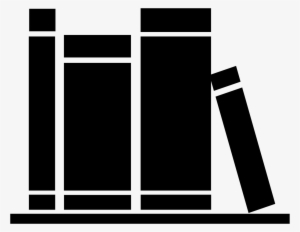 Books Icon - Bookshelf Black Icon
