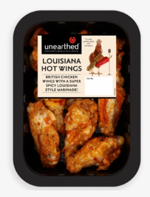 1 Pack Unearthed® Louisiana Hot Wings - Barbecue Chicken