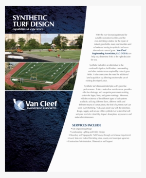 Civil And Structual Engineers Nj, Pa, De And Md > Services - Artificial Turf