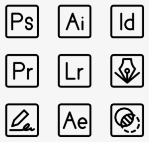 Adobe Logos 50 Icons - Adobe Vector