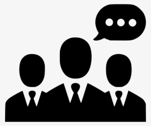 Negotiations Men Group Communication Team People Comments - Business Partners Icon Png