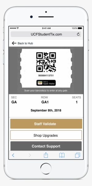 If You Have An Iphone, You May Save Your Ticket To - Florida Atlantic University
